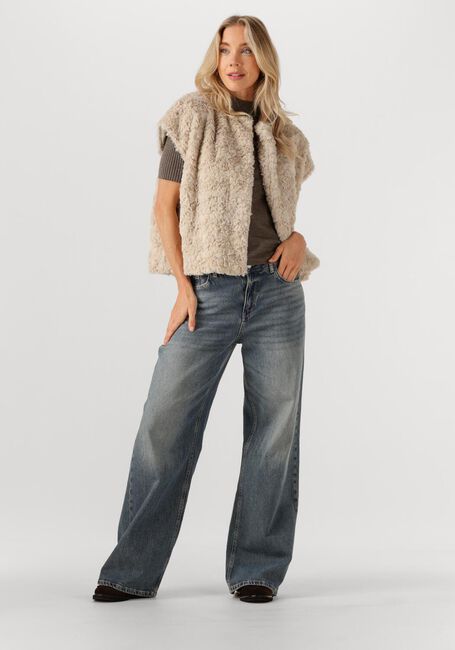 Taupe MOS MOSH Trui MMRELENA TURTLENECK SS KNIT - large