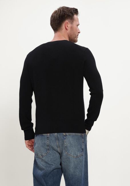 Zwarte AMI PARIS Trui QUOTA - CREWNECK SWEATER WITH AMI DE COEUR - large