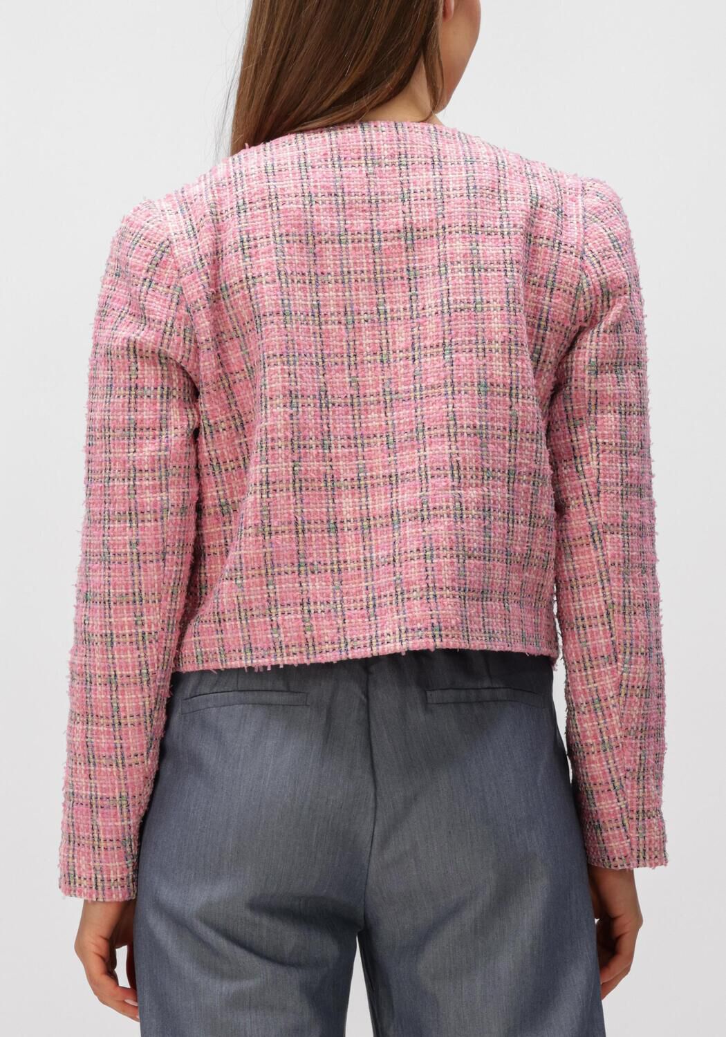 Roze CO'COUTURE Jack CAMMIE BOUCLE JACKET - large