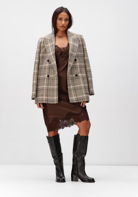 Bruine HAUTE L'AMITI&Eacute; Midirok NAOMI LINGERIE PENCILL SKIRT - large