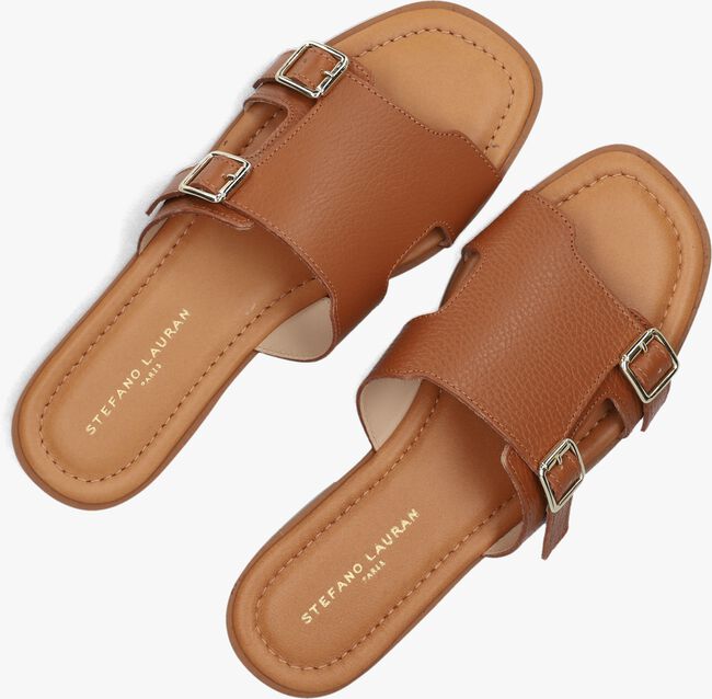 Cognac STEFANO LAURAN Slippers 24004 Cognac STEFANO LAURAN Slippers 24004 - large
