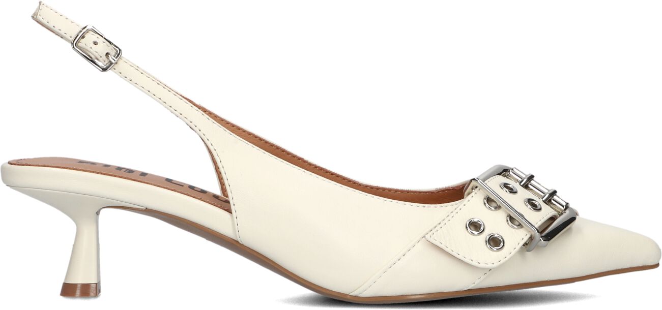 Bibi Lou Slingbacks Dames 521z10vk, Maat: 37, Materiaal: Leer, Kleur: Creme