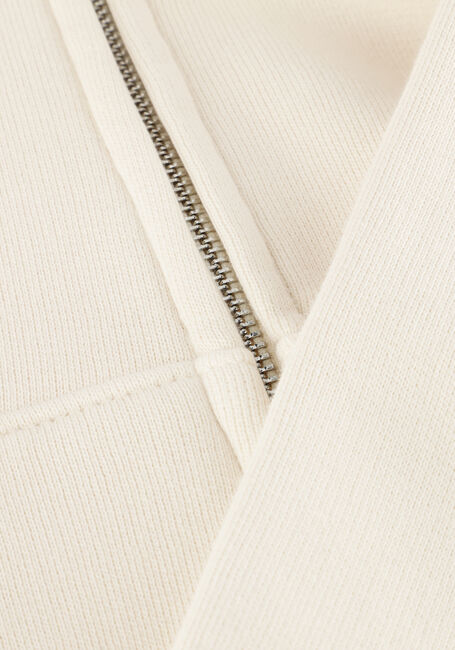 Ecru NEW AMSTERDAM SURF ASSOCIATION Sweater LOGO ZIP HOODIE ECRU/WHITE - large