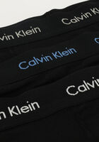 Zwarte CALVIN KLEIN UNDERWEAR Boxershorts 3-PACK LOW RISE TRUNKS - medium