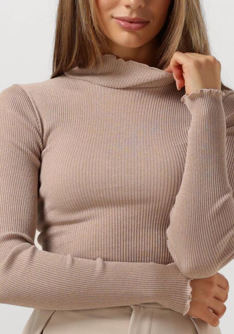 Beige ROSEMUNDE Tops & T-shirts BOSTON TURTLENECK W/ LUREX - large