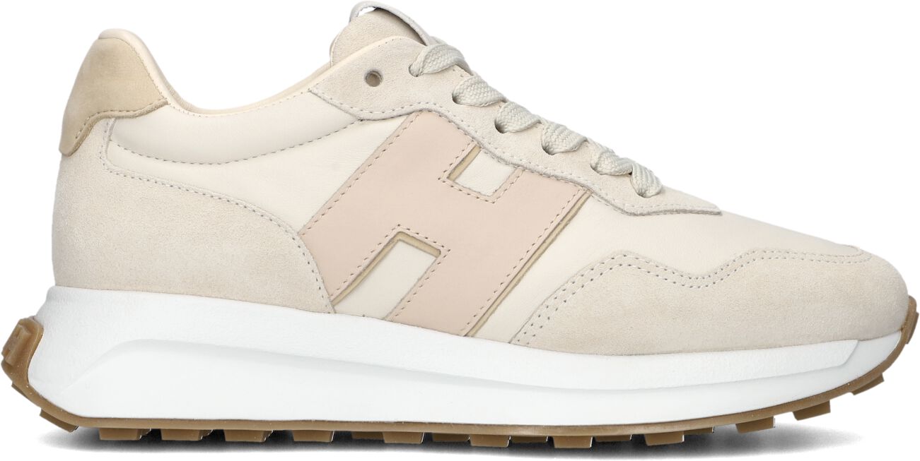 Hogan Lage Sneakers Dames H641 Allacciato, Maat: 39, Materiaal: Suède, Kleur: Beige