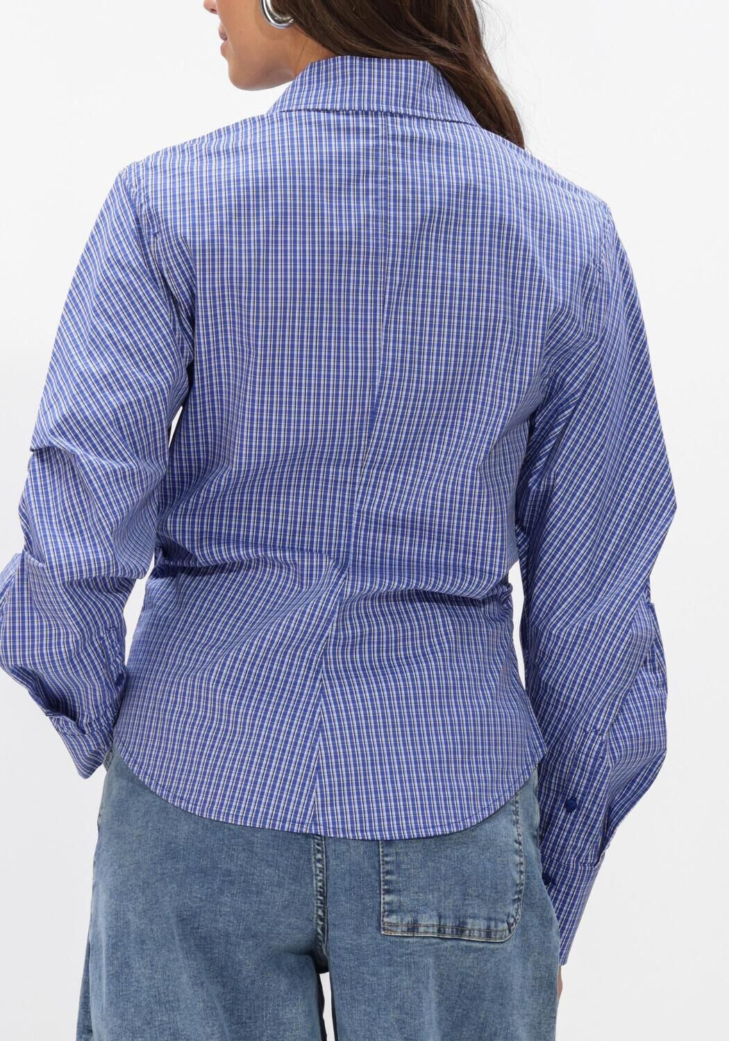 Blauwe CO'COUTURE Top ANIZA ASYM SHIRT - large