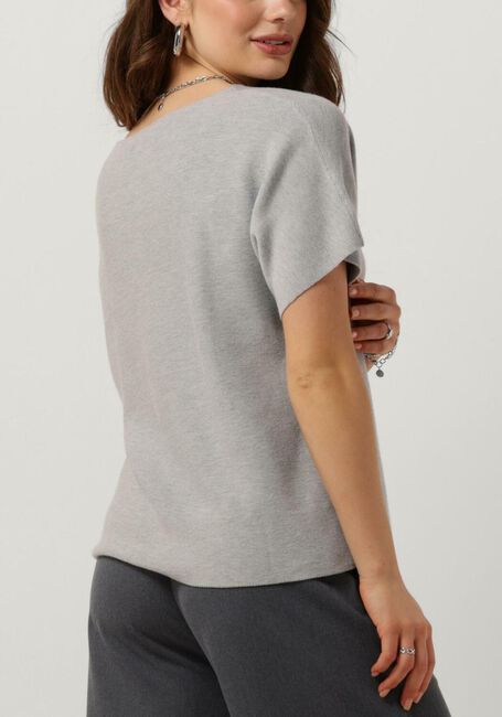 Lichtgrijze KNIT-TED Trui EVA - large