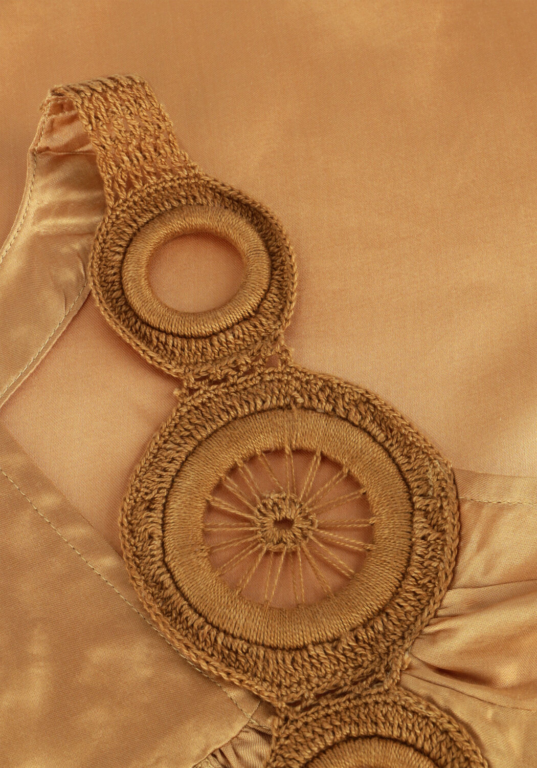 Camel SUMMUM Top SINGLET SOLID SATIN - large