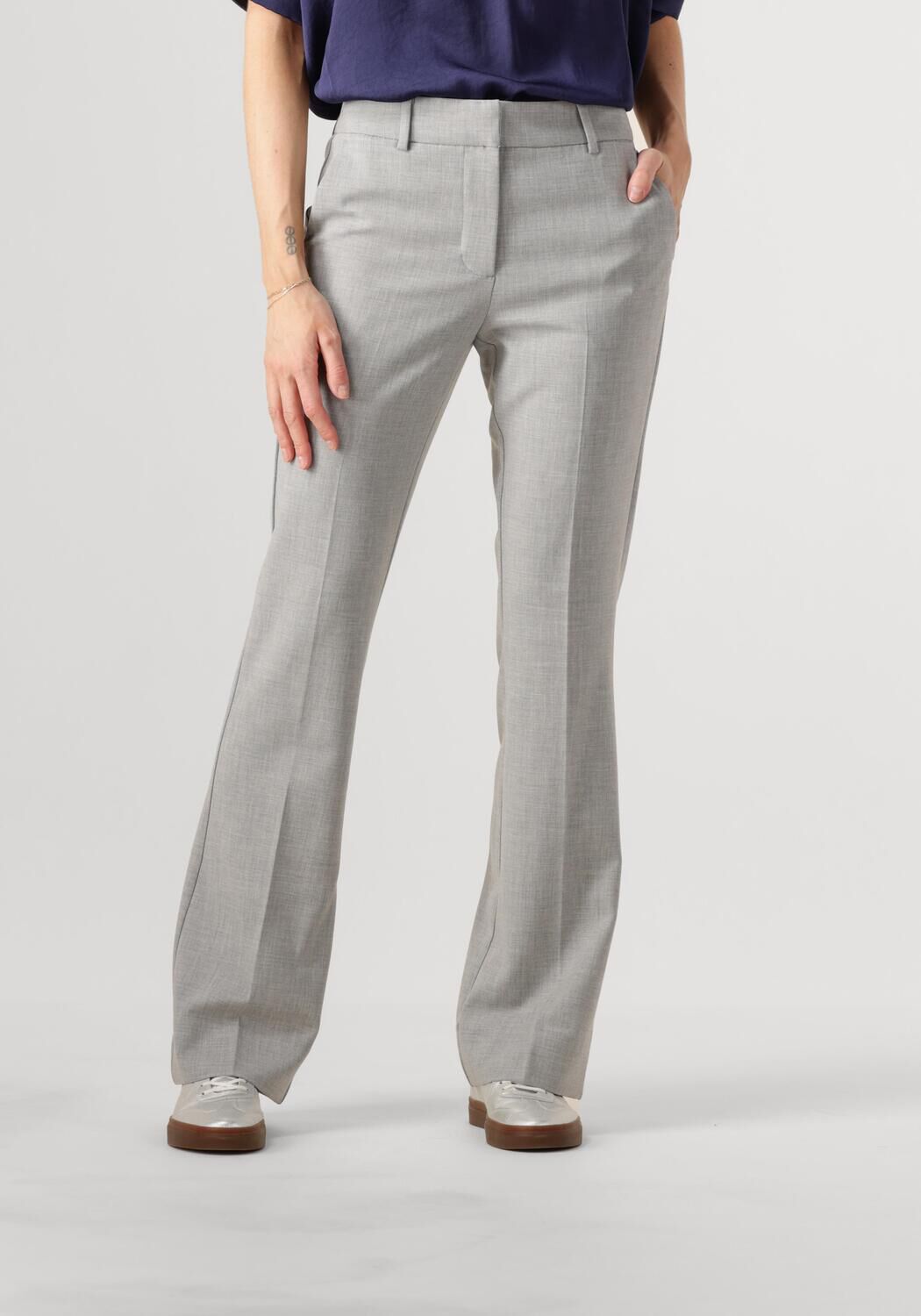 FiveUnits Pantalon Dames Clarafv 826, Maat: 26, Kleur: Lichtgrijs