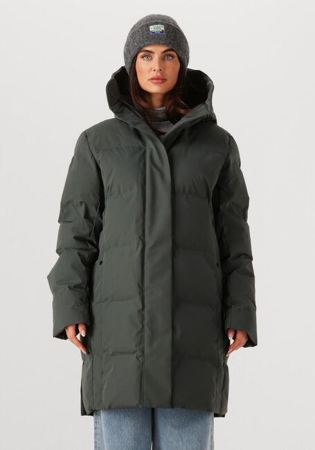 Donkergroene KRAKATAU Gewatteerde jas QW539 - large