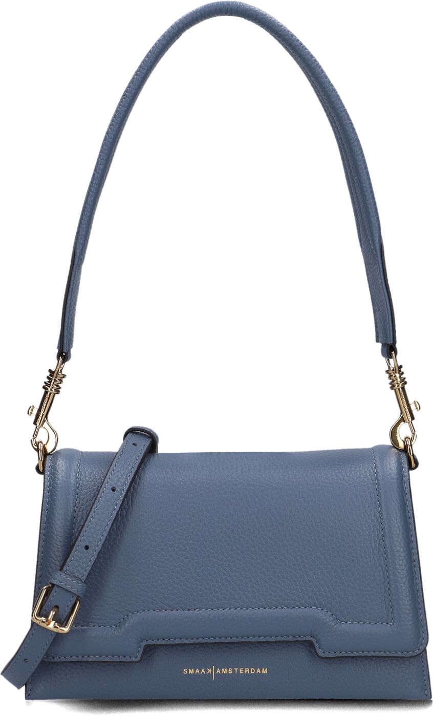 Smaak Amsterdam Schoudertas
Dames Bitti, Materiaal: Leer, Kleur: Blauw afbeelding 1