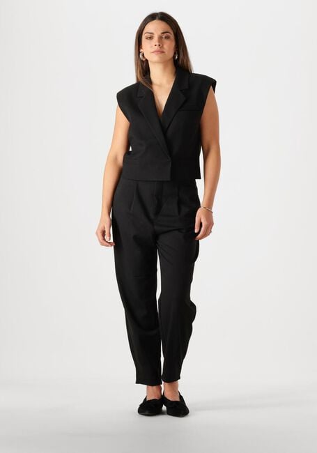 Zwarte COPENHAGEN MUSE Gilet CMTAILOR-SHORT WAISCOAT - large