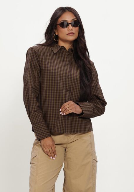 Groene CO'COUTURE Blouses TEFFACC PADDED CHECK SHIRT - large