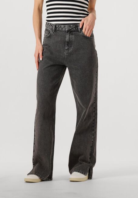 Grijze ALIX THE LABEL Straight leg jeans LADIES WOVEN RELAXED DENIM PANTS - large