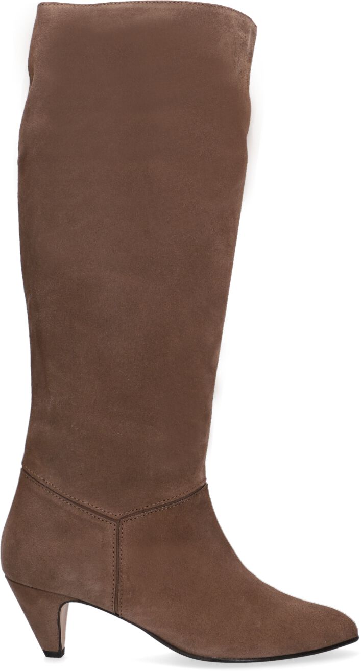 Anonymous Copenhagen Hoge Laarzen Dames Jasmina 50 Stiletto, Maat: 39, Materiaal: Suède, Kleur: Taupe