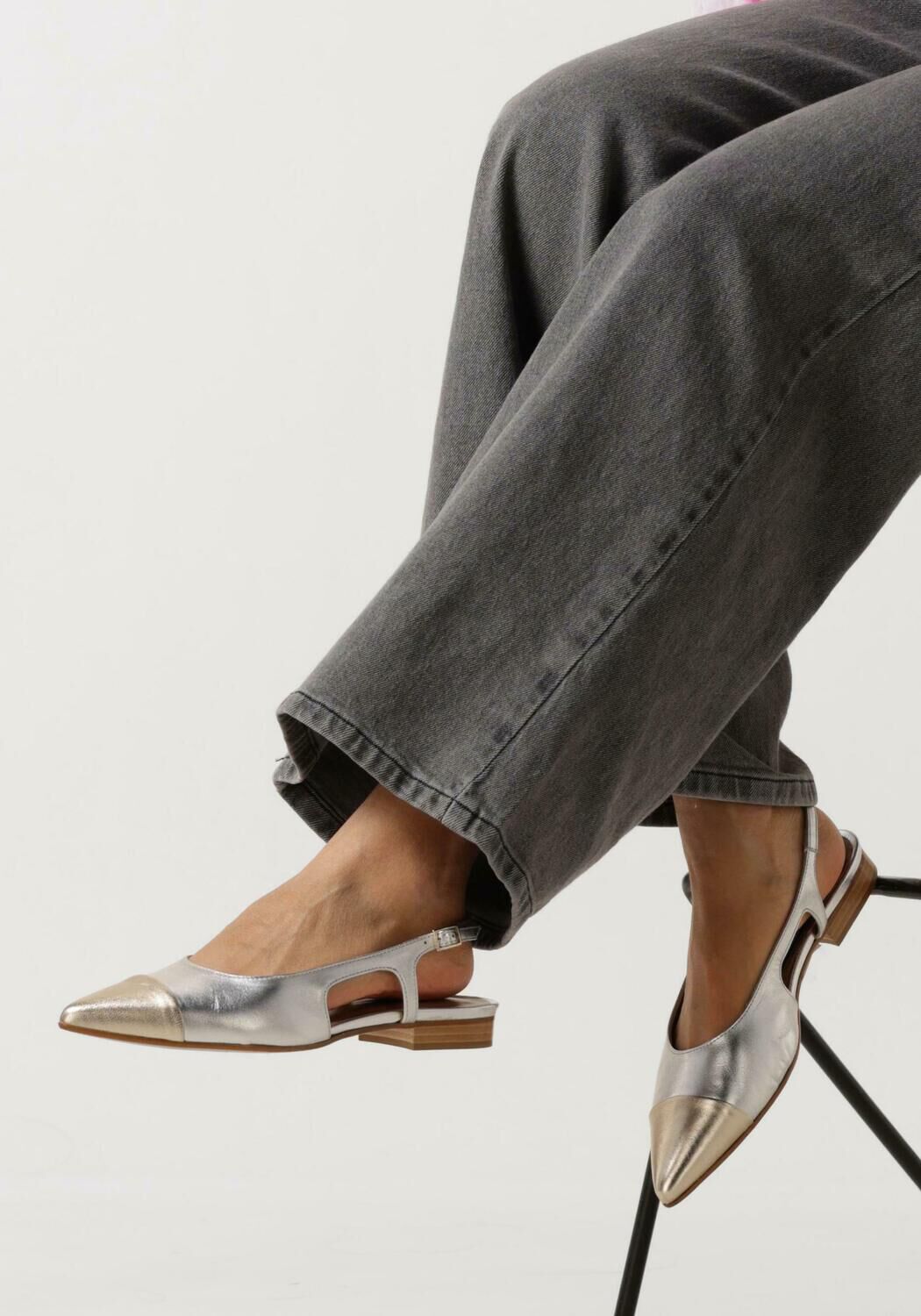 Zilveren NOTRE-V Slingbacks 08-235 - large