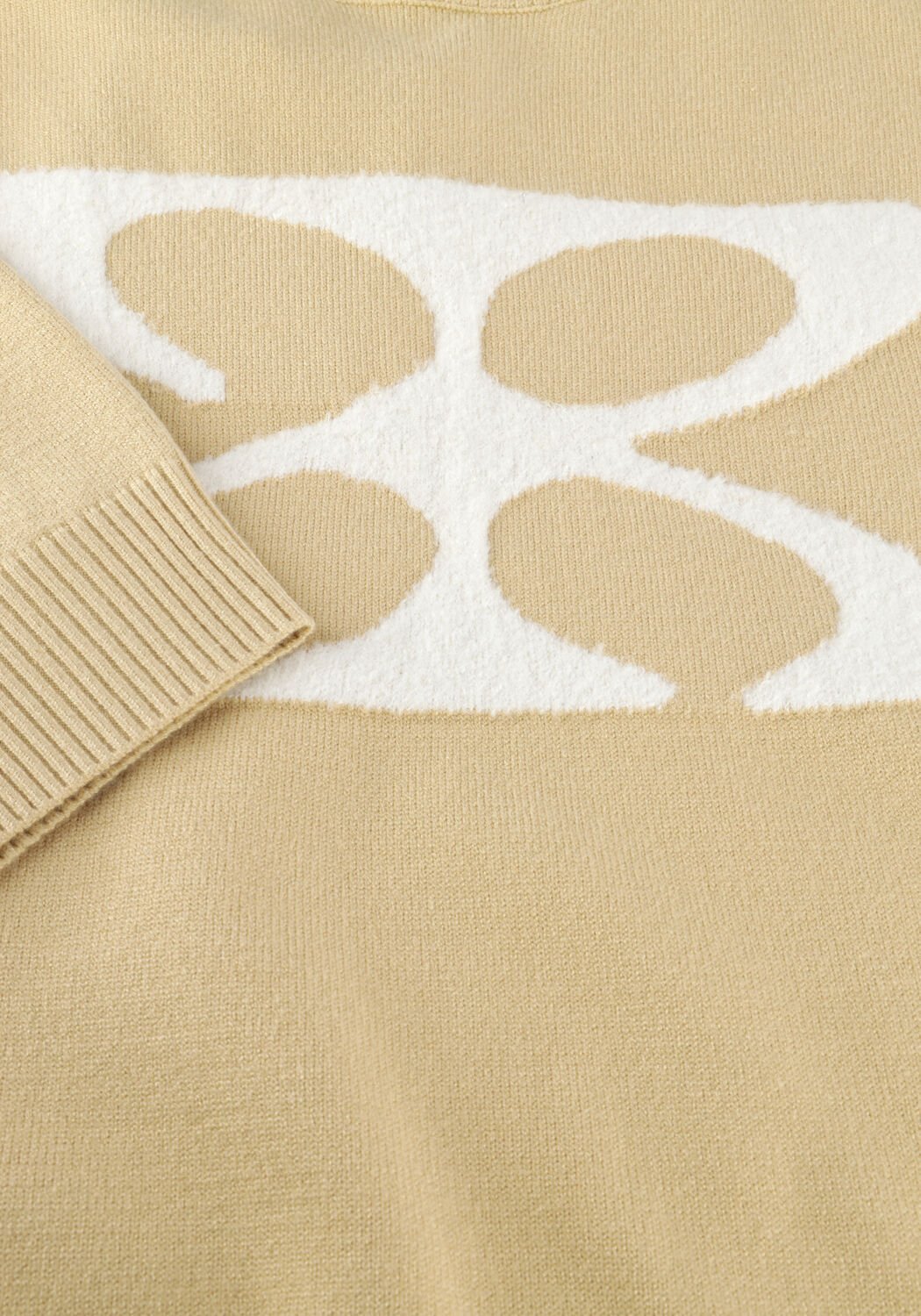 Beige STUDIO AR Trui ISIDRE VISCOSE KNIT - large