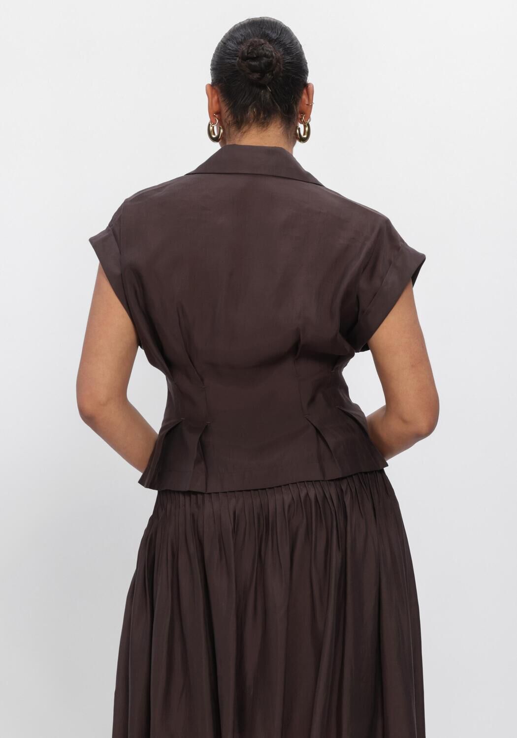 Bruine COPENHAGEN MUSE Tops & T-shirts CMMOLLY-SHIRT 207896 - large