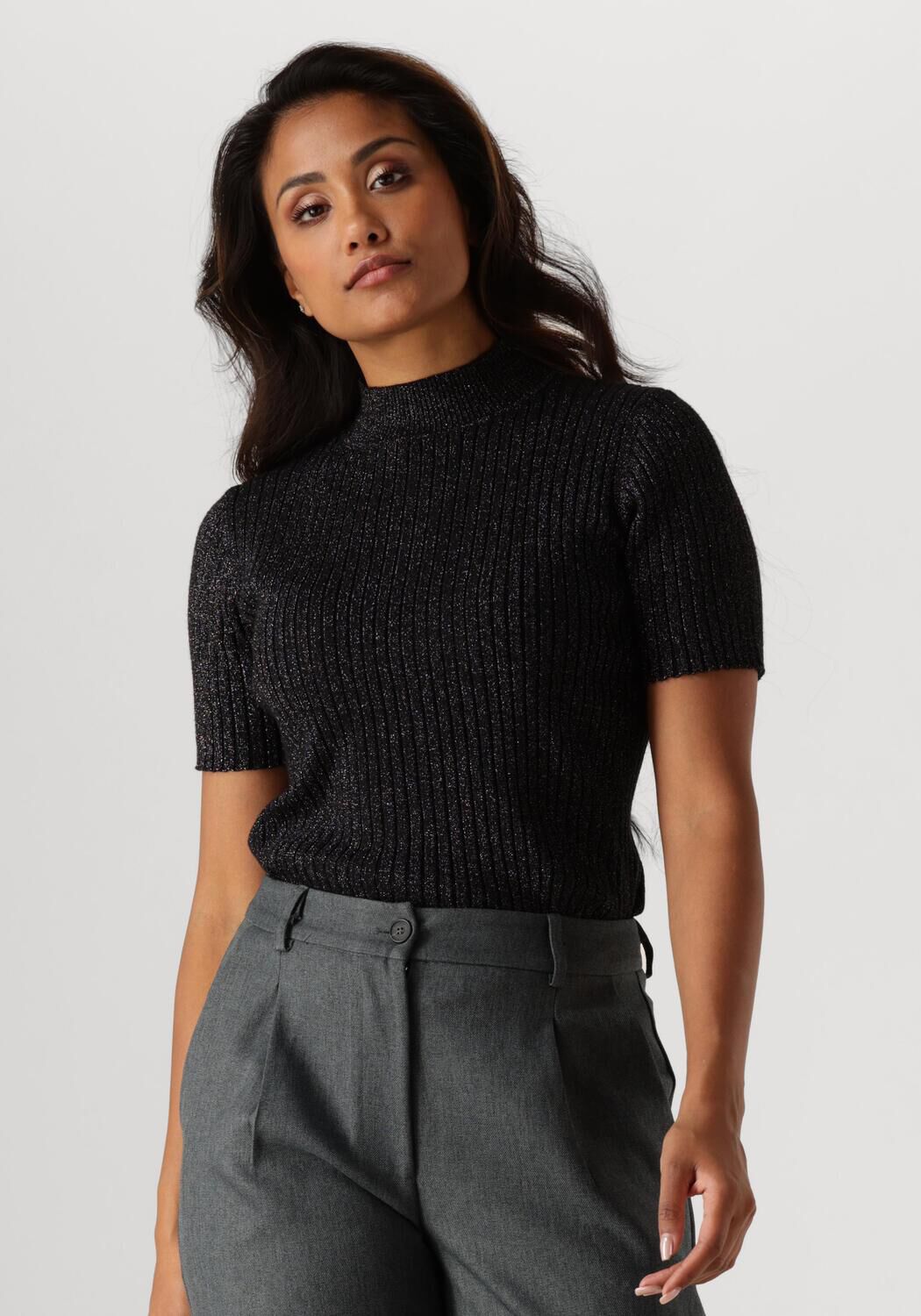 Access Top Dames D44-8000, Maat: S/M, Kleur: Zwart
