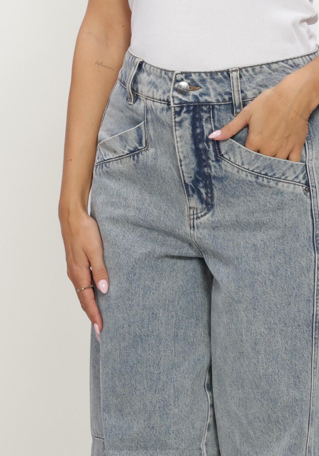 Blauwe CO'COUTURE Barrel jeans JACKSONCC BARREL JEANS - large