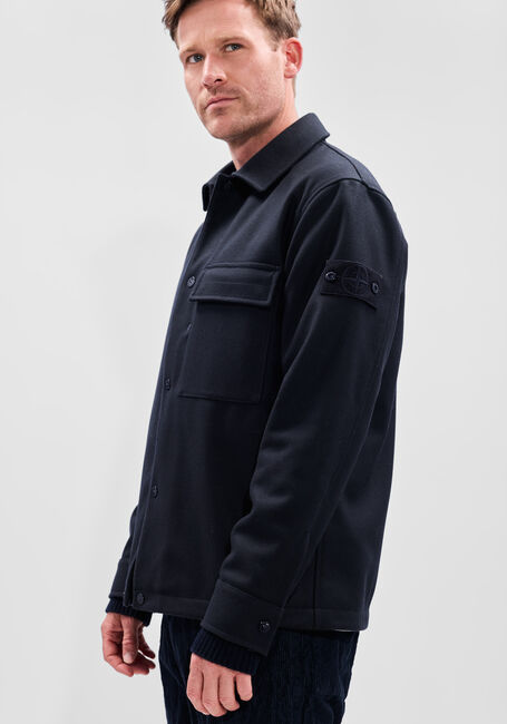 Donkerblauwe STONE ISLAND Overshirt SHIRTS - large