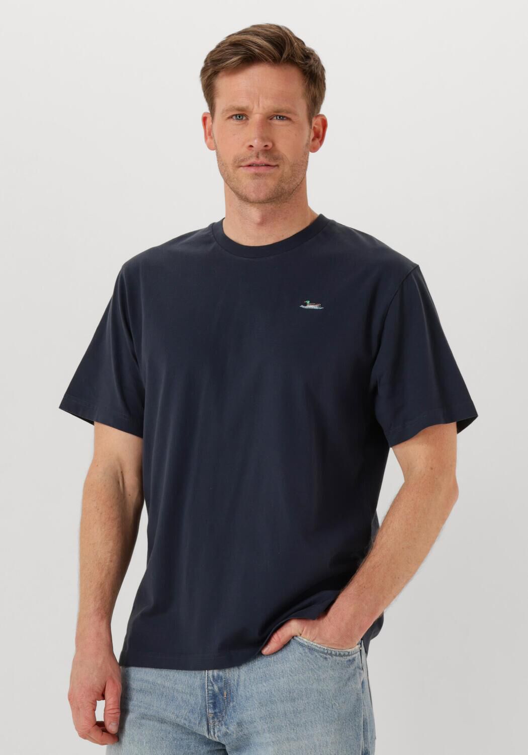 Forét T-Shirt Heren Duck T-shirt, Maat: S, Kleur: Donkerblauw afbeelding 1