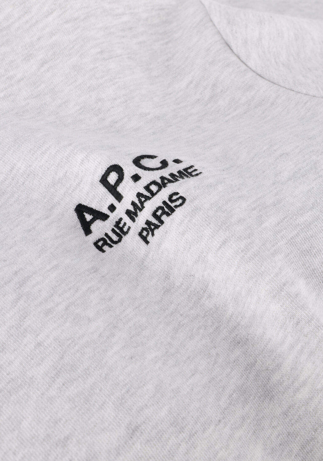 Grijze APC Trui HOODIE STANDARD RUE MADAME GOTS - large