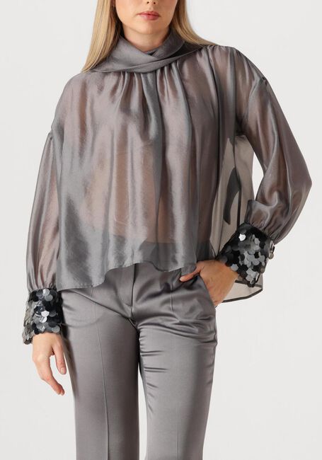 Donkergrijze LUISA CERANO Blouses 238644/3796-50 - large