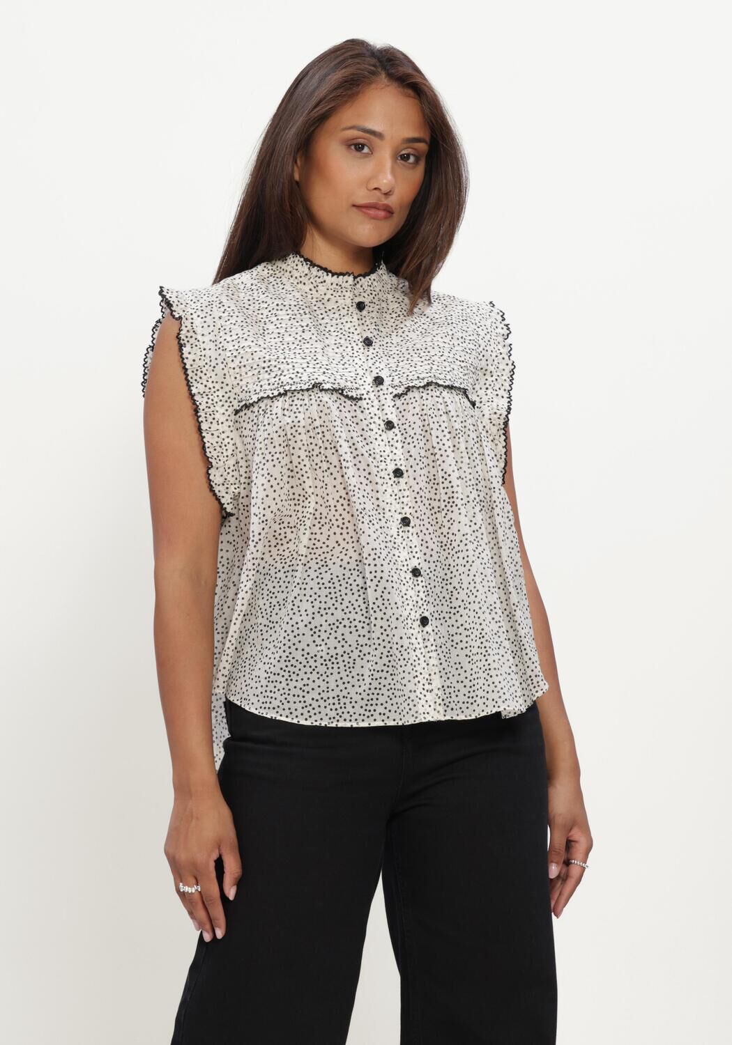 Gebroken wit ISABEL MARANT Top DERSIA - large
