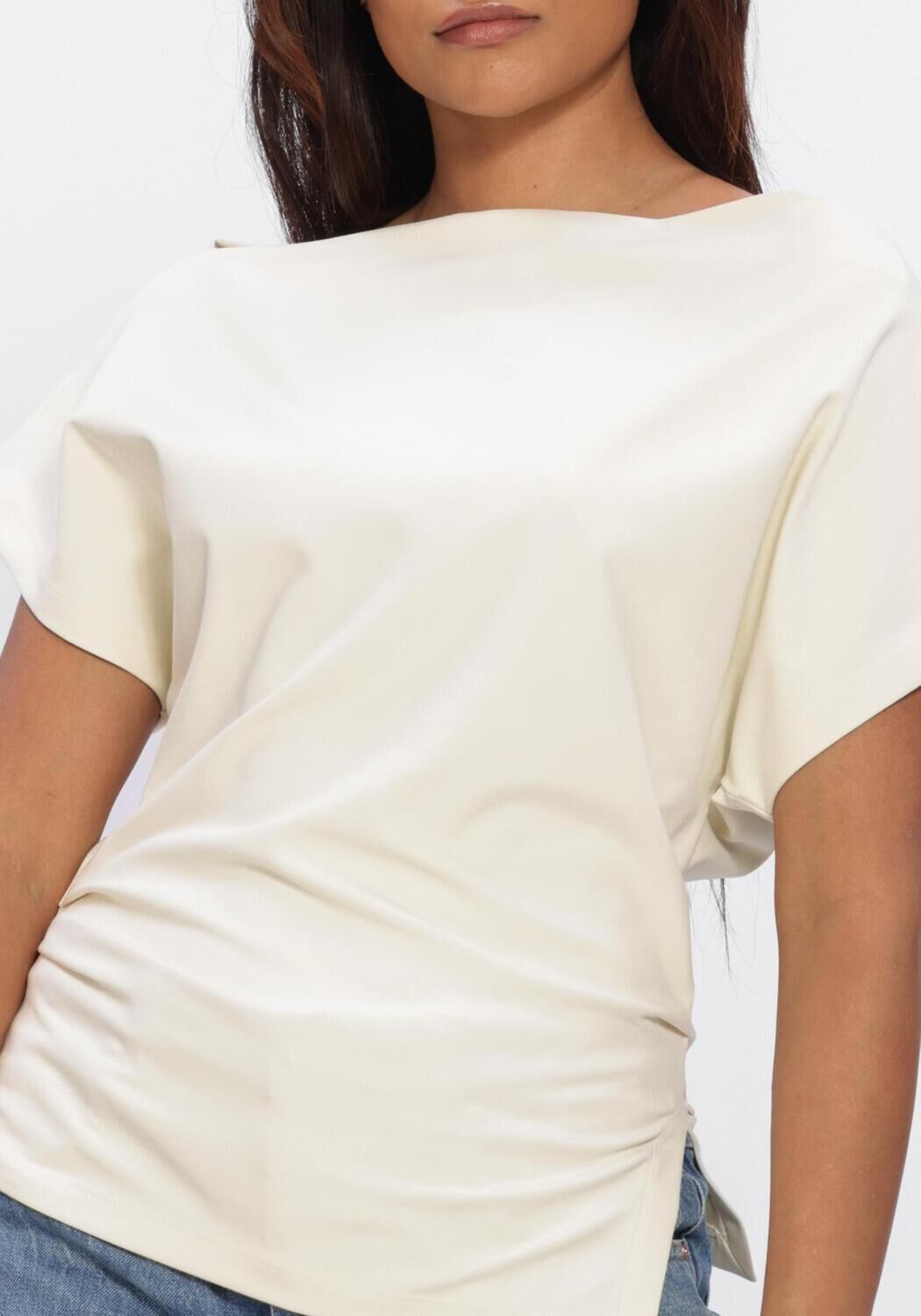 Creme CLOSED Tops & T-shirts OFF SHOULDER TOP - large