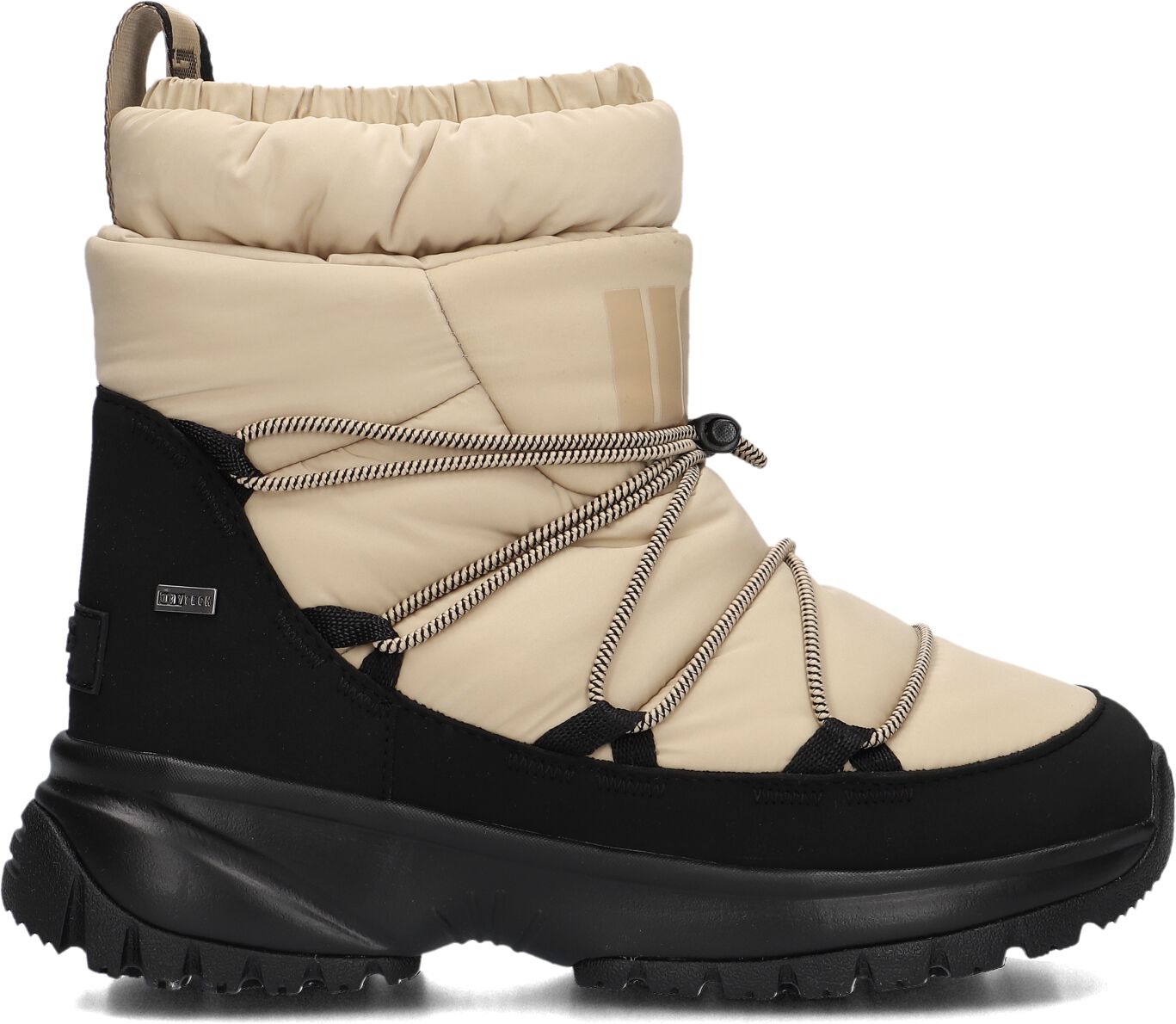 UGG Snowboots Dames W Yose Puffer Mid, Maat: 42, Materiaal: Textiel, Kleur: Zand