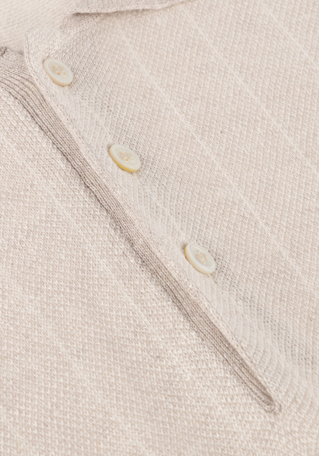 Beige GRAN SASSO Polo TENNIS S/SLV - large