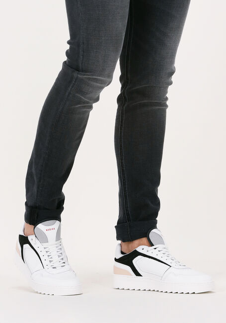 Cliff Nubikk Sneakers Heren Zwart Nubikk Cliff Cane Leren Sneakers