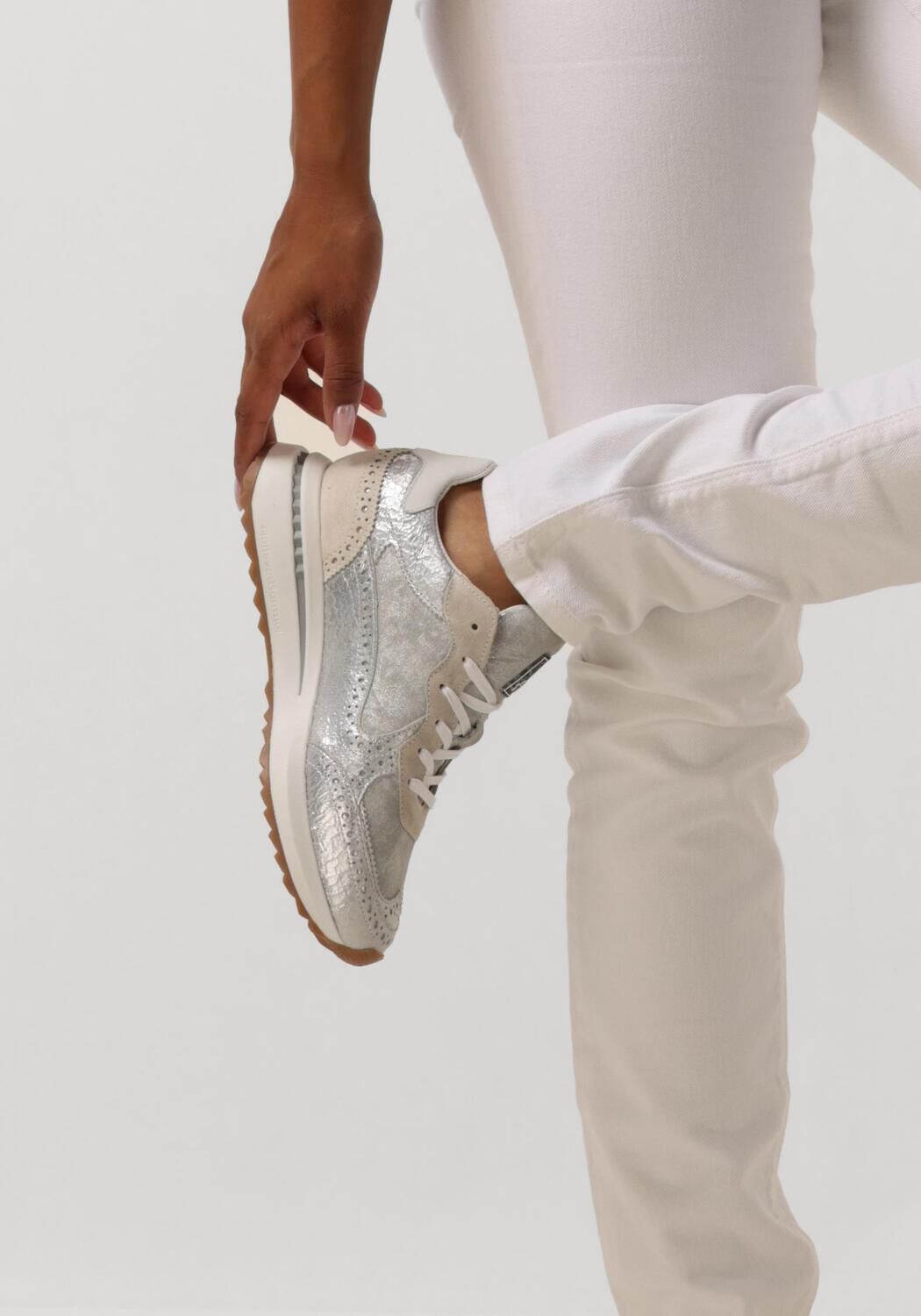 Zilveren FLORIS VAN BOMMEL Lage sneakers SFW-10109 - large