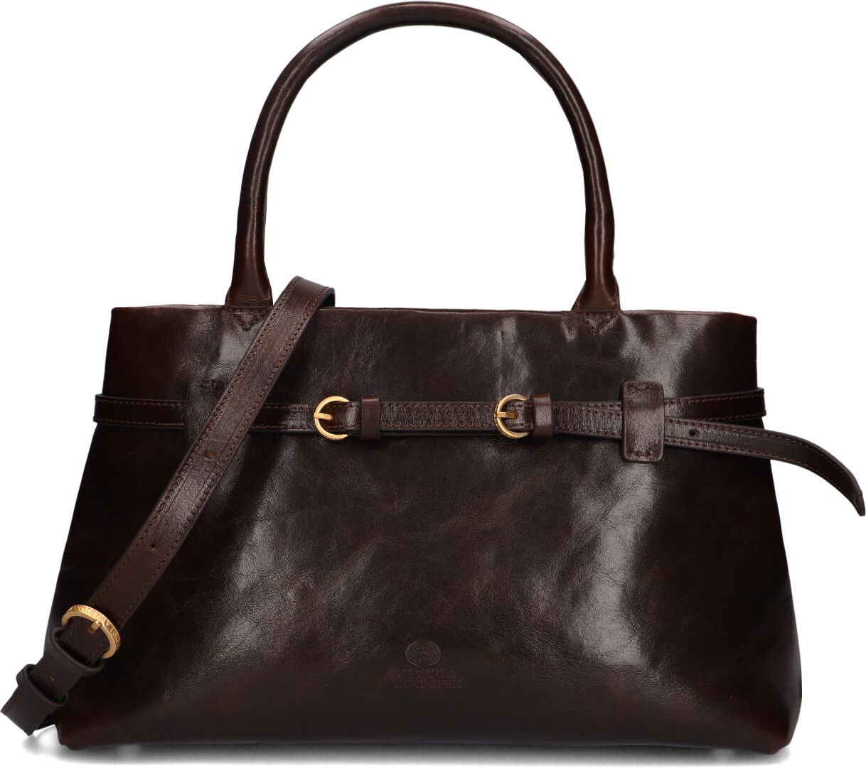 Fred De La Bretoniere Fred de la Bretoniere Handtas Dames Mae Handbag Leather, Materiaal: Leer, Kleur: Bruin