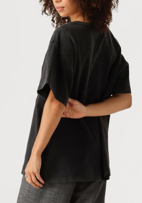 Zwarte COPENHAGEN MUSE T-shirt CMMUSE-LOGO-TEE - large
