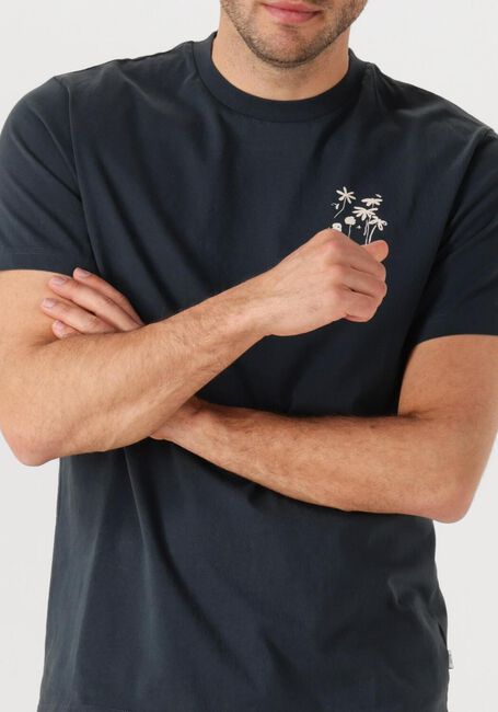 Donkerblauwe FORÉT T-shirt FLORA T-SHIRT - large