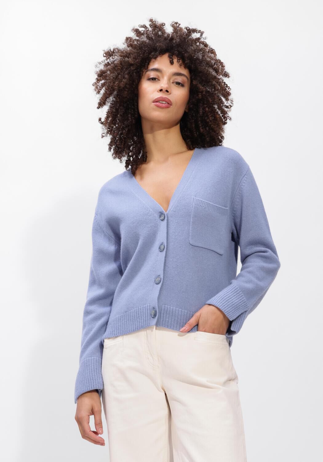 Lichtblauwe LUISA CERANO Vest 438040/5871-00 - large