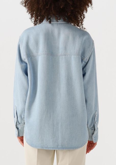 Lichtblauwe SECOND FEMALE Blouses IRVIN DENIM SHIRT - large