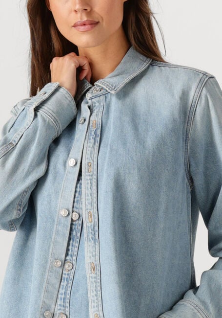 Lichtblauwe AGOLDE Blouses AMRYN SHIRT IN EDITION - large