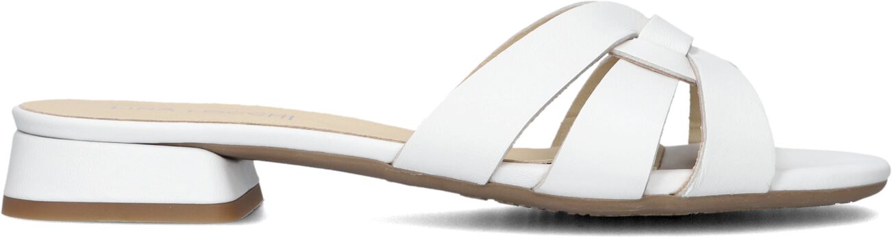 Lina Locchi Slippers
Dames Led Knoop Slipper, Maat: 42, Materiaal: Leer, Kleur: Wit