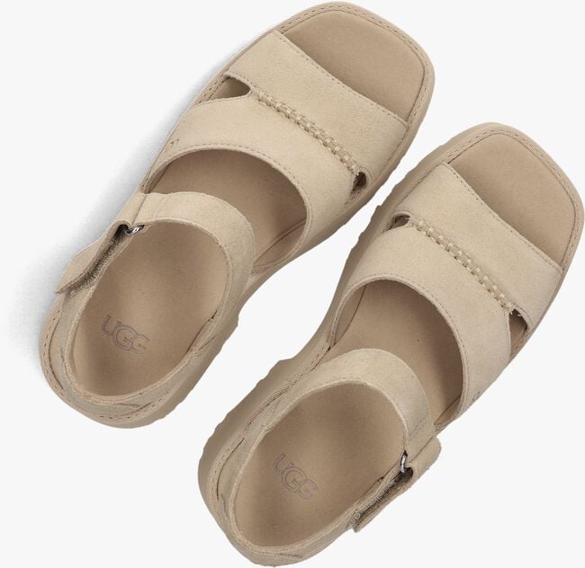 Beige UGG Sandalen met hak W NEW HEIGHTS ANKLE STRAP Beige UGG Sandalen met hak W NEW HEIGHTS ANKLE STRAP - large