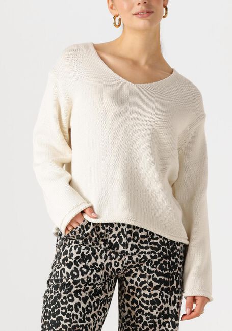 Ecru MOS MOSH Trui MMBINE LSV-NECK KNIT - large