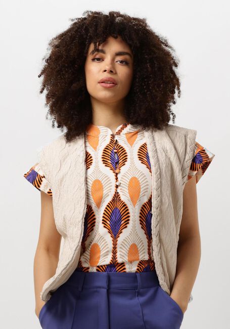 Ecru SPOOQ THE LABEL Gilet LINA GILET - large