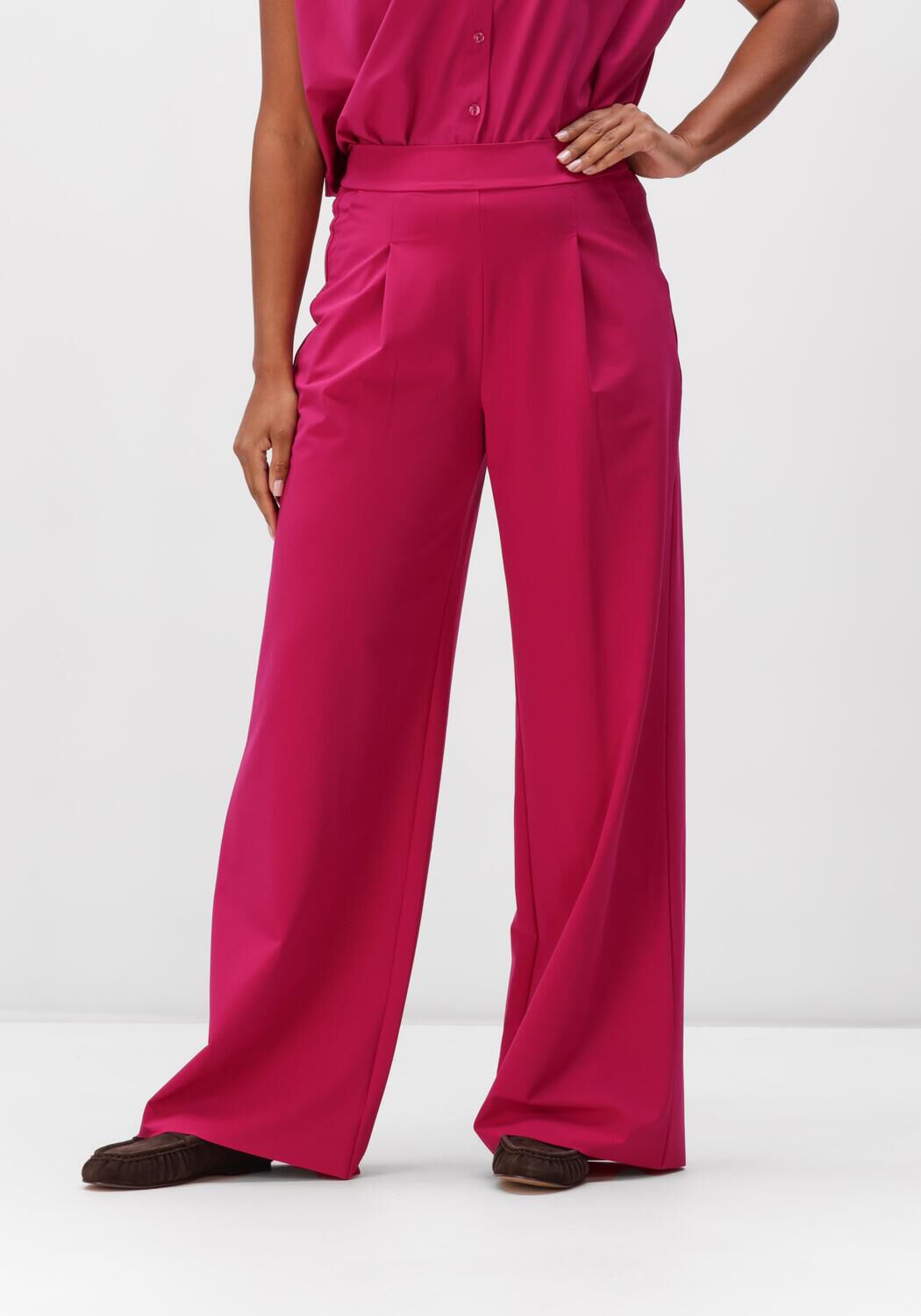 Japan Tky Wijde Broek Dames Kona Long, Maat: XS, Kleur: Fuchsia afbeelding 1