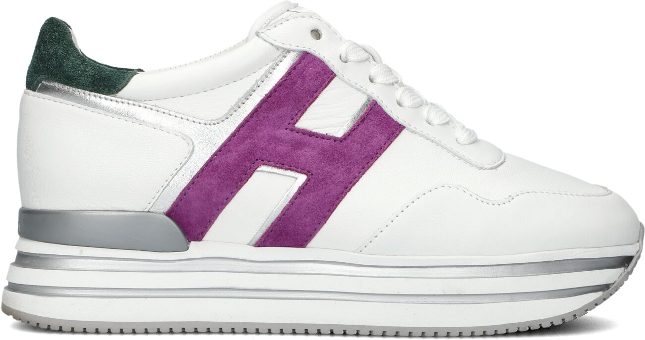 Hogan Lage Sneakers Dames Hxw4830cb80, Maat: 40, Materiaal: Leer, Kleur: Wit