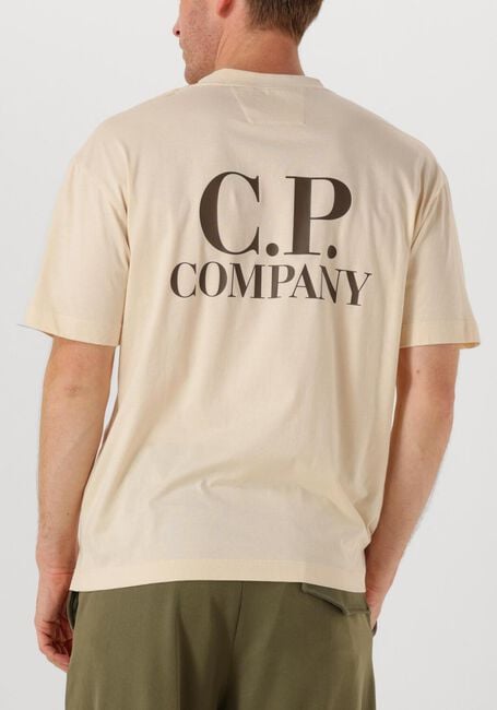 Beige CP COMPANY T-shirt T SHIRTS SHORT SLEEVE IN JERSEY 30/1 - large
