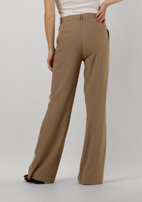 Taupe AAIKO Flared broek CHANTALLE TWILL VIS 350 - large