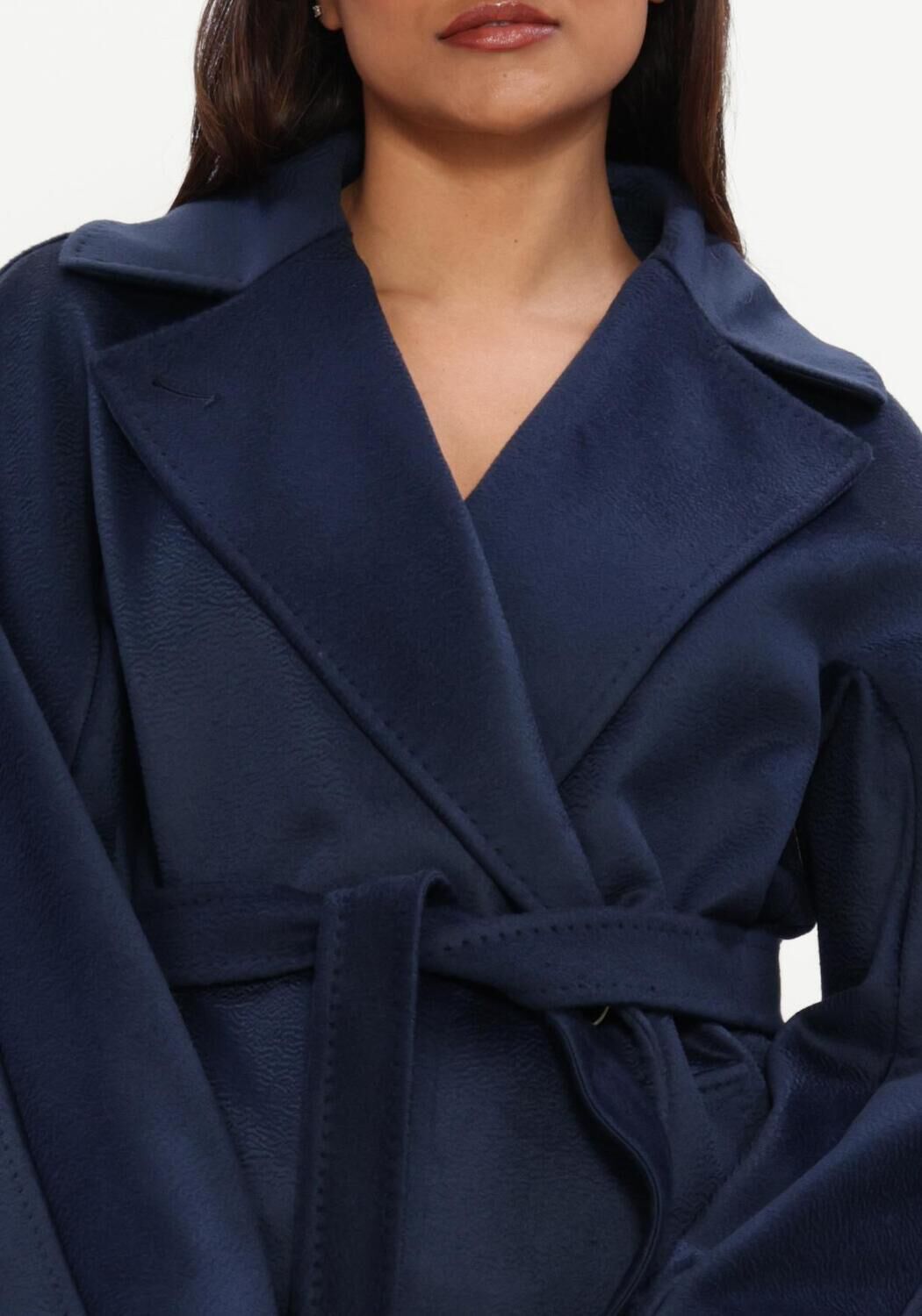 Donkerblauwe MAX MARA Mantel WKDRESINA - large